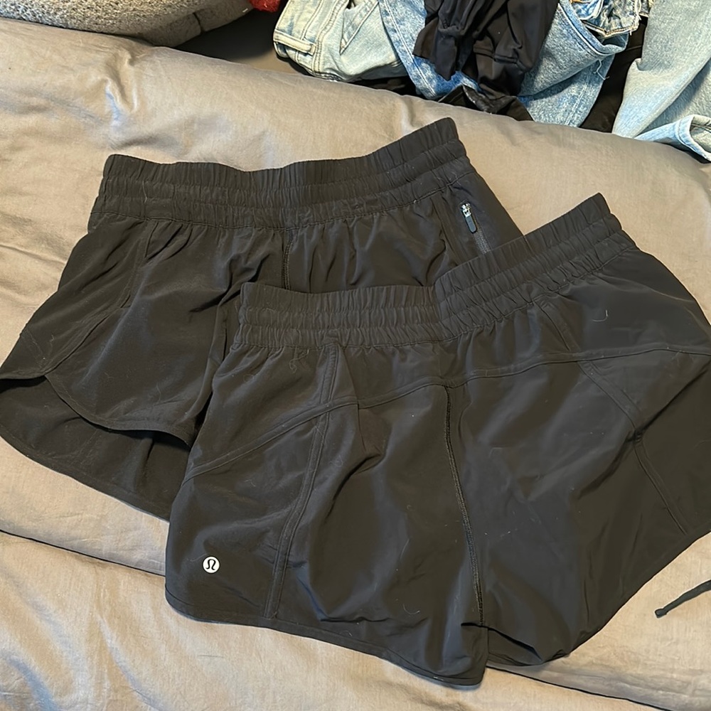 THREE GREAT CONDITION LULULEMON SHORTS!